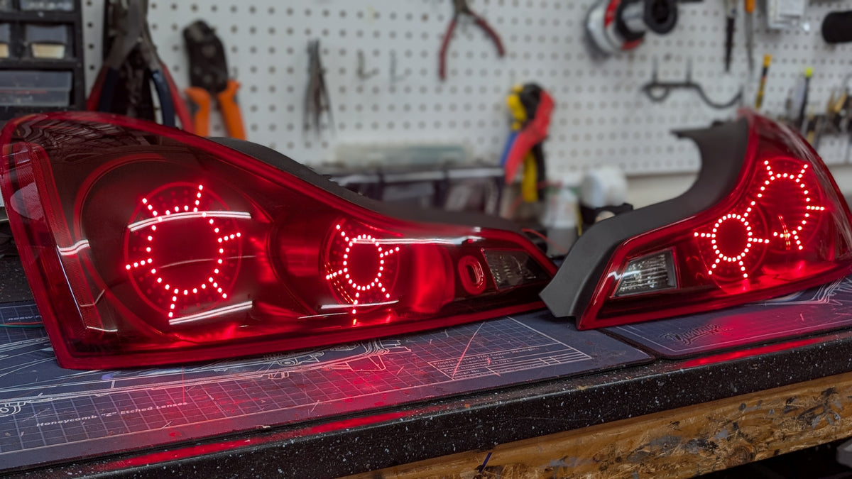 2008-2013 Infiniti G37 Coupe Stage 3 Custom Tail Lights
