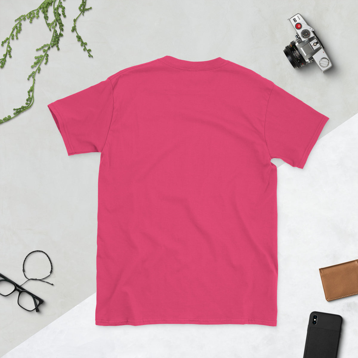 Yunique LED logo automotive T-shirt — mockup 11