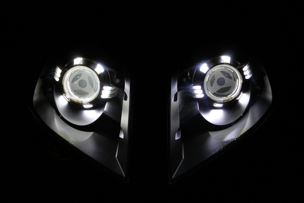 Nissan 350Z custom LED headlights — view 5