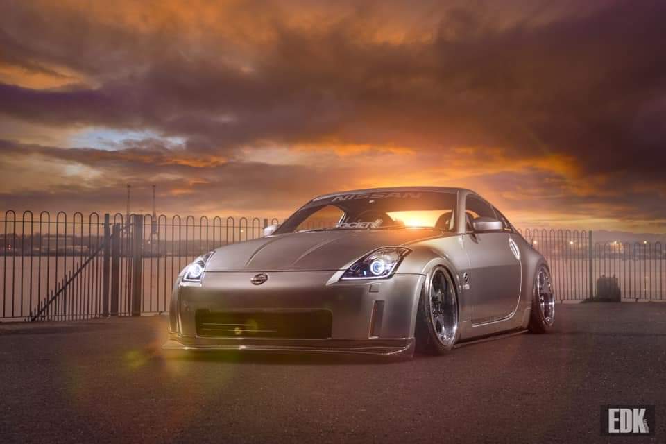 Nissan 350Z BlueGhozt Stage 3 custom RGB LED headlights — view 2