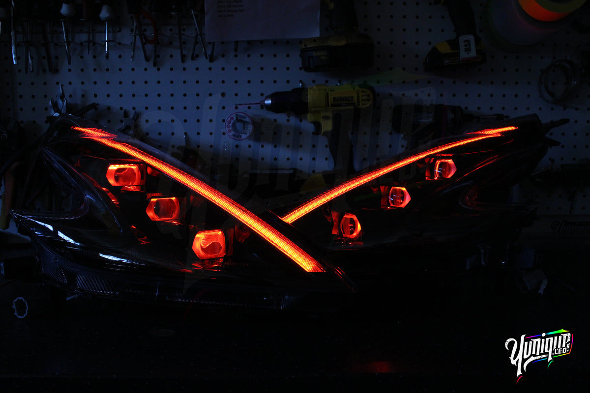 Nissan 370Z BlueGhozt Stage 3 XB LED headlights — view 8