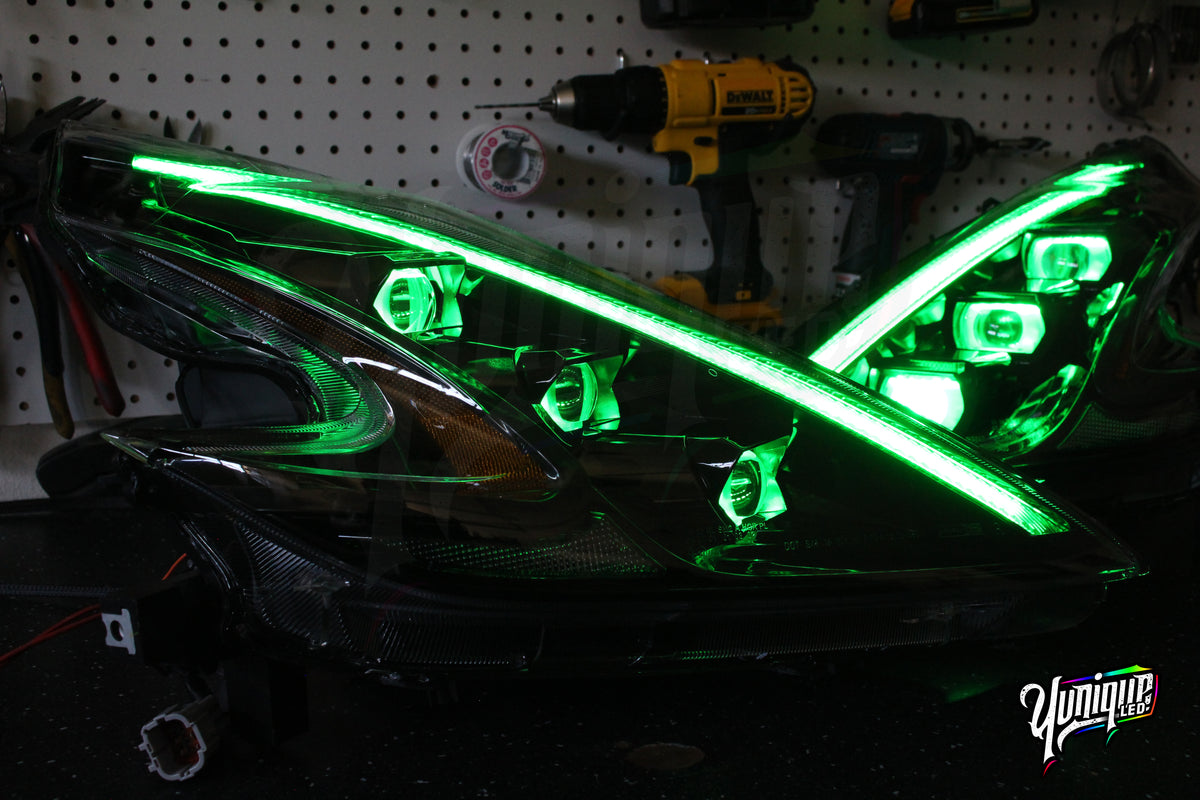 Nissan 370Z BlueGhozt Stage 3 XB LED headlights — view 7