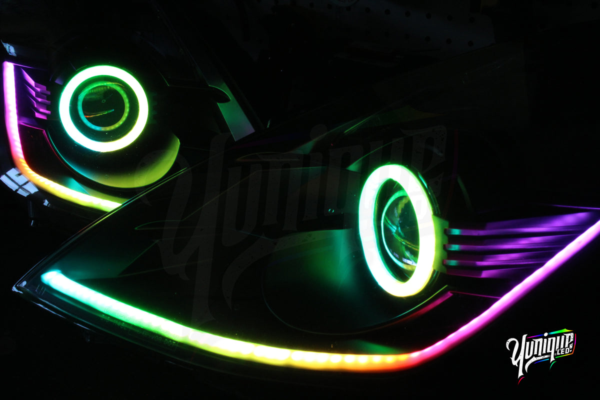 RGBW Flow SK6812 addressable LED tube strips — view 8