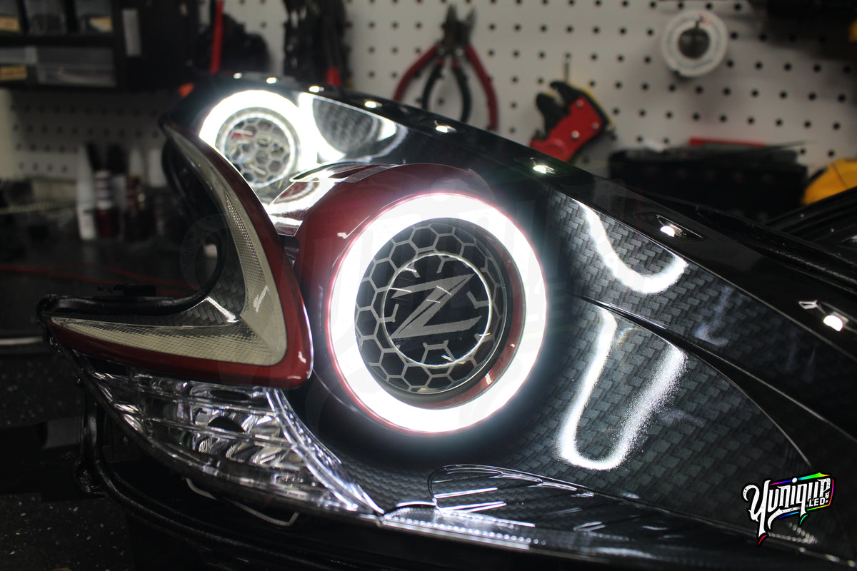 Nissan 370Z custom LED headlights — view 10