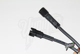3pin JST to Waterproof IP68 barrel connector extension