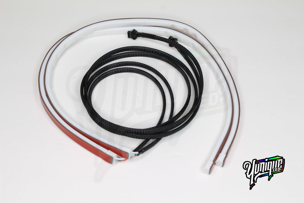 RGBW Flow SK6812 addressable LED tube strips — view 2