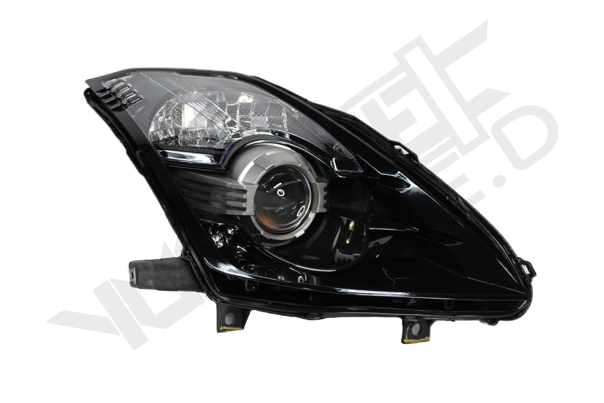Nissan 350Z RGB Demon Eyez custom LED headlights — view 5