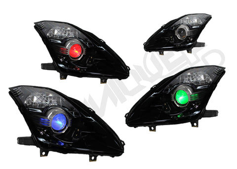 Yunique LED 03-09 Nissan 350z RGB Demon eyez Headlights