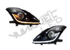 Yunique LED 03-09 Nissan 350z Stage 1 Switchback Headlights