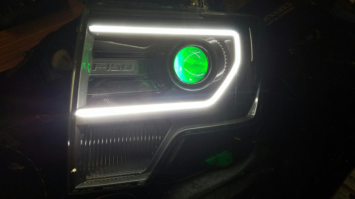 2009-2014 Ford F-150 custom LED headlights — view 11