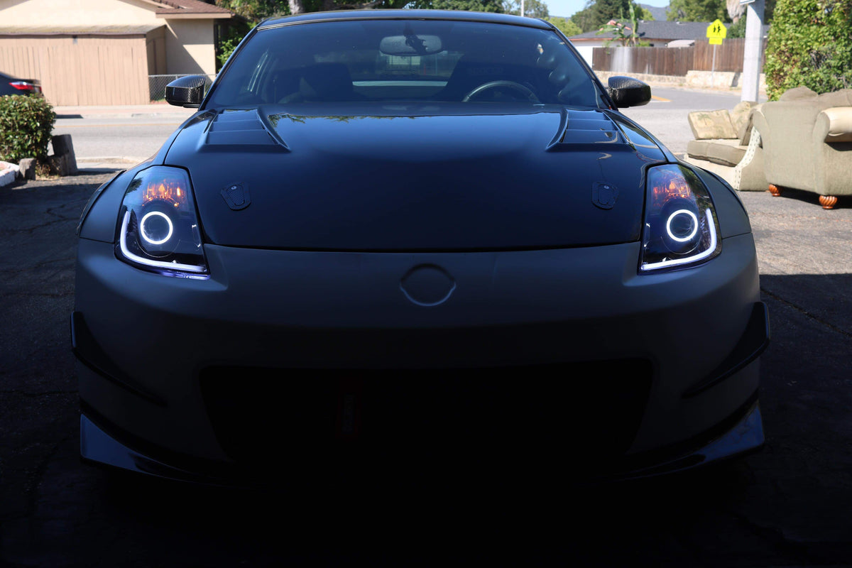 Nissan 350Z Stage 2 switchback LED headlights — view 6