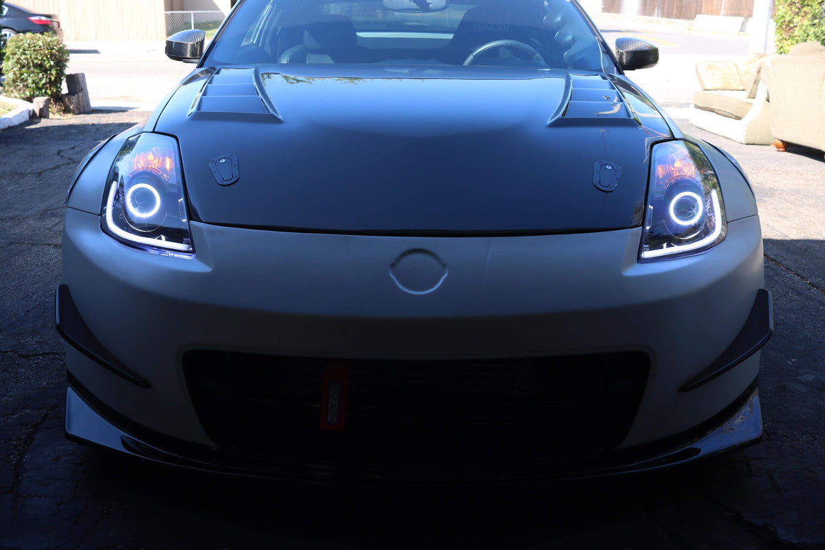 Nissan 350Z Stage 2 switchback LED headlights — view 7